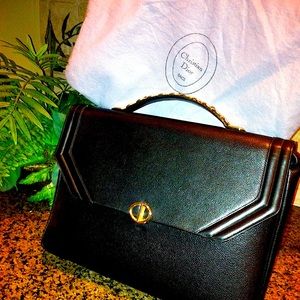 Christian Dior Leather Laptop/Briefcase